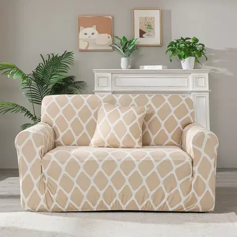 Prehozy 4Home Napínací poťah na sedačku Sand, 190 - 230 cm