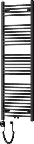 Radiátory do kúpeľne MEXEN/S - Ares radiátor + vykurovacia tyč 1500 x 500 mm, 600 W, čierna W102-1500-500-6600-70