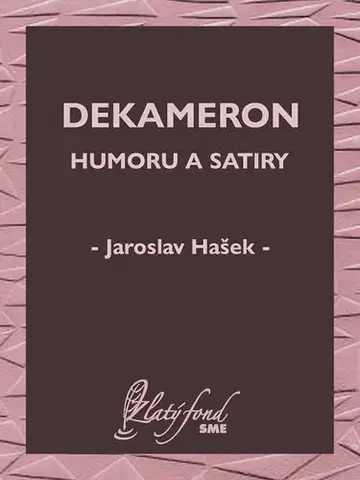 Česká beletria Dekameron humoru a satiry - Jaroslav Hašek
