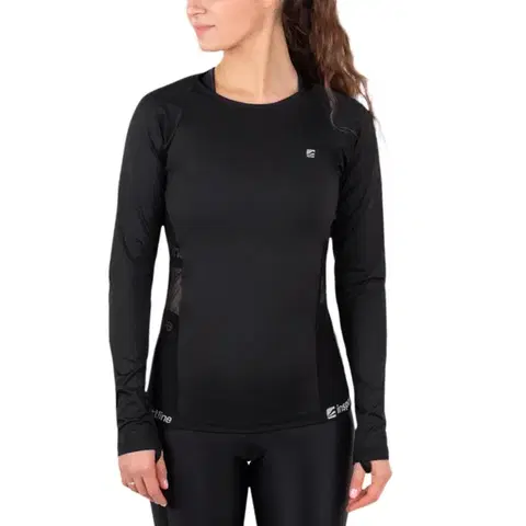 Dámske tričká Dámske tričko inSPORTline T-Long čierna - XS