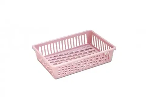 Košíky úložné PETRA PLAST - Košík Handy malý 18,5x6,5x26cm, rôzne farby, umelá hmota