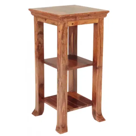 Záhradné stoličky a kreslá Odkladací stolík Kali 40x80x40 indický masív palisander