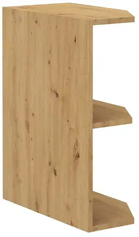 Kuchynské skrinky STELLA 30 D ukončovací kuchynský regál, dub Artisan