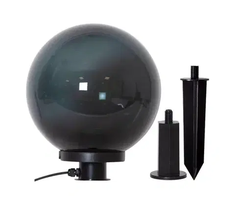 Záhradné lampy Eglo 900202 - Vonkajšia lampa MONTEROLLO SMOKE 1xE27/40W/230V pr. 30 cm IP44 900202