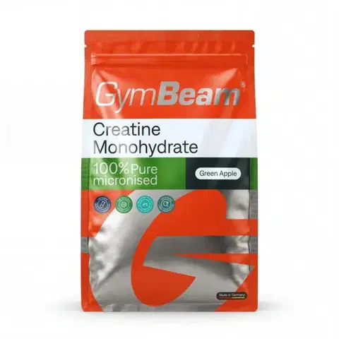 Kreatín Monohydrát GymBeam 100 % Kreatín monohydrát zelené jablko