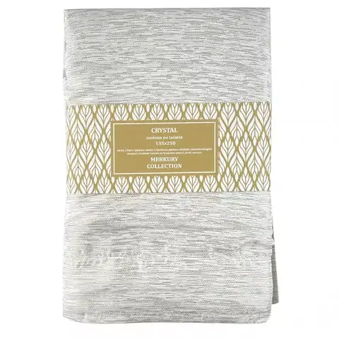 Hotové závesy na páske Záves na páske Crystal 135x250 béžová Merkury Home