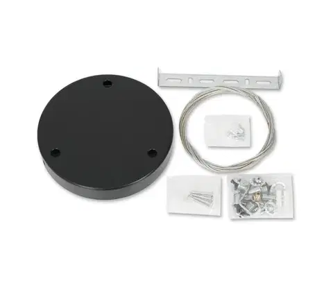 Predlžovacie káble  Závesný systém pre svietidlá MAQ 18W/24W/50W 1m čierna ML0443