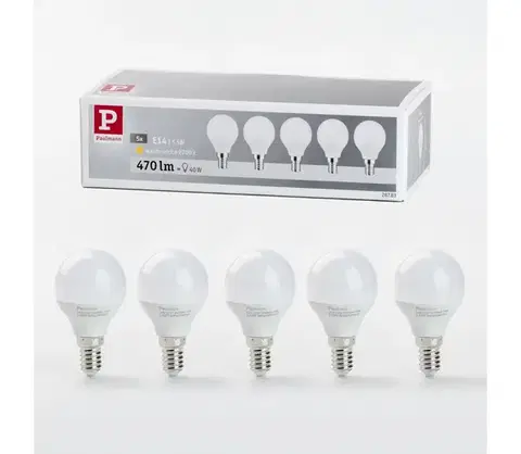Žiarovky SADA 5x LED Žiarovka E14/5,5W/230V 2700K - Paulmann 28783 28783