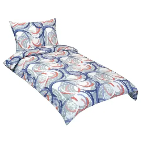 Obliečky Bellatex Krepové obliečky Bublina, 140 x 220 cm, 70 x 90 cm, 140 x 220 cm, 70 x 90 cm