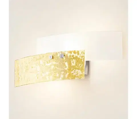 Svietidlá Gea Luce LARA A P oro - Nástenné svietidlo LARA 2xE14/42W/230V zlatá LARA A/P oro