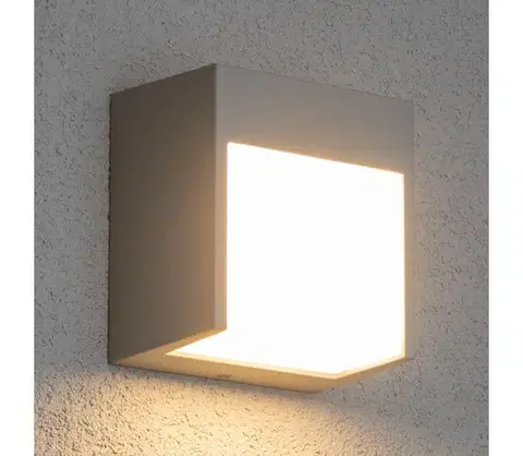 LED osvetlenie BRILAGI - LED Vonkajšie nástenné svietidlo TERNI LED/12W/230V šedá IP44 WO-HR60421-OEM-SA