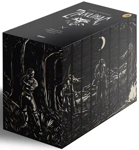 Sci-fi a fantasy Zaklínač - komplet 1.-8. diel s oriezkou BOX - Andrzej Sapkowski,Karol Chmel