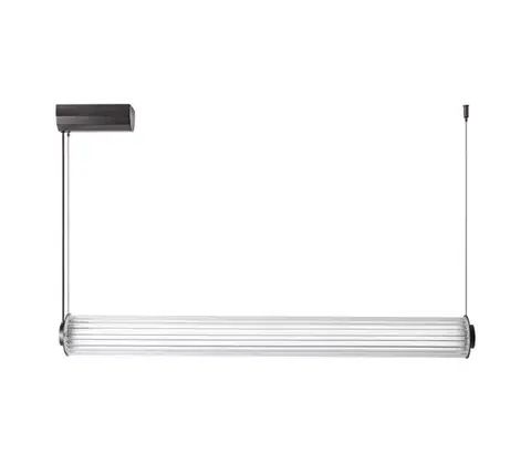 Svietidlá Zuma Line 1236 - LED stmievateľný luster na lanku COMO LED/39W/230V 2700-6500K čierny + diaľkový ovládač 1236