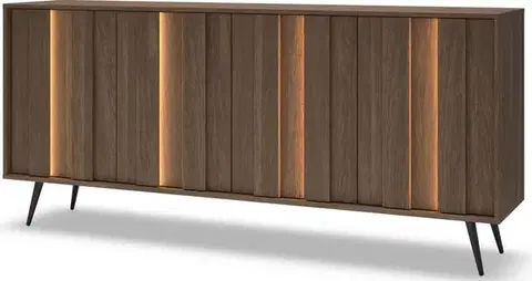 Komody ArtLas Komoda MAARO 183/4D s LED osvetlením