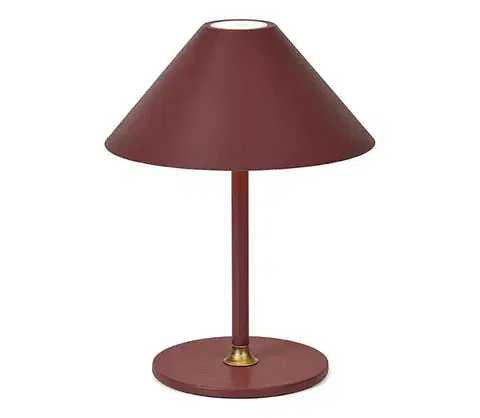 LED osvetlenie Halo Design 800834- Nabíjateľná stmievateľná LED stolná lampa HYGGE LED/3W/4000 mAh IP54 vínová 800834
