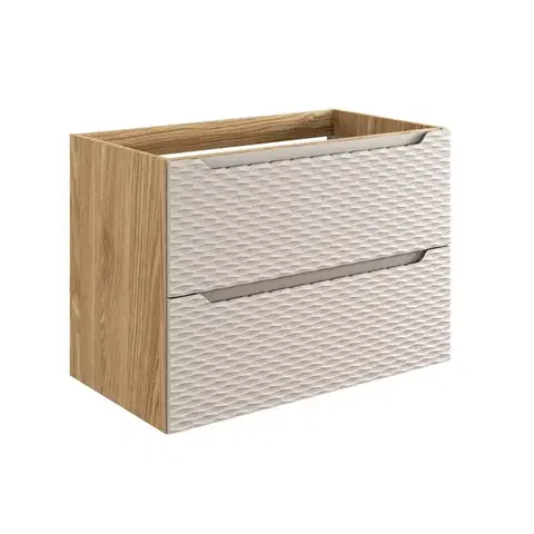 Kúpeľňový nábytok Comad Ocean Beige skrinka 80x46x57 cm dub-béžová OCEAN BEIGE 82-80-2S