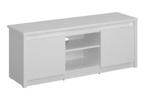 TV stolíky KONDELA Erodin 2D/125 tv stolík biela