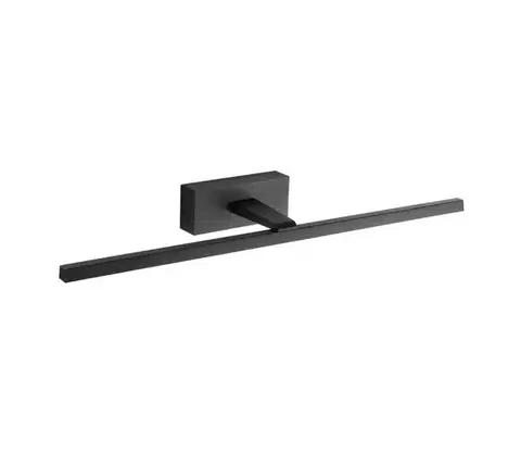 Kúpeľňové zrkadlá Fulgur 40697 - LED Kúpeľňové osvetlenie zrkadla LUNA LED/12W/230V IP44 čierna 40697