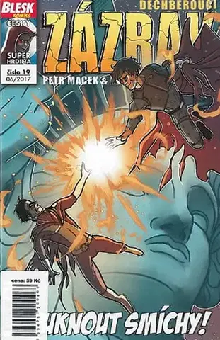 Komiksy Blesk komiks 19 - Dechberoucí zázrak - Puknout smíchy 06/2017 - Petr Kopl,Petr Macek