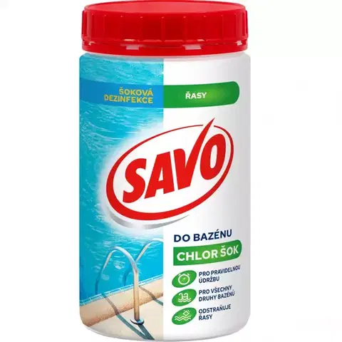 Chlór do bazénov Savo chlór šok 0.85KG