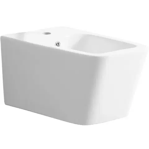 Doplnky do kúpeľne CERANO - Bidet závesný Forte - biela lesklá - 51x36 CER-538753