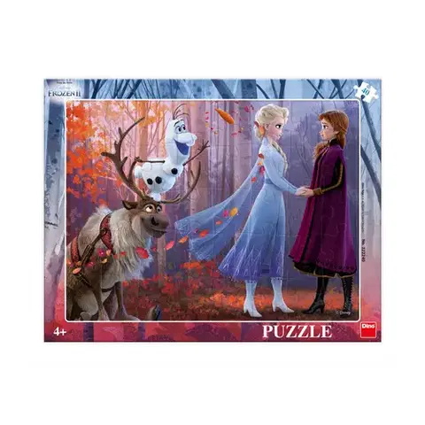 Do 49 dielikov Dino Toys Puzzle Ľadové kráľovstvo 2 40 Dino