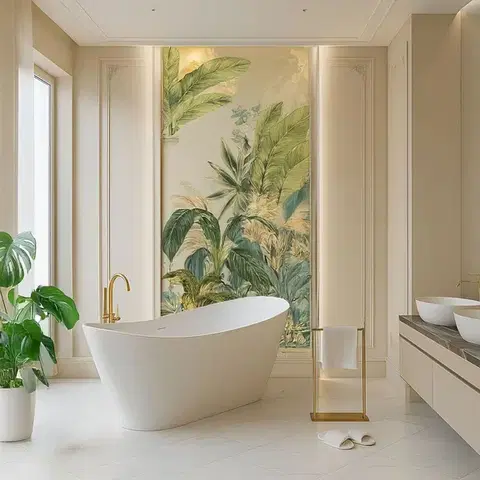 Vane REA/S - Voľne stojaca vaňa FERRANO Slim 170 Kartáčované zlato krytka zátky KPL-W7330