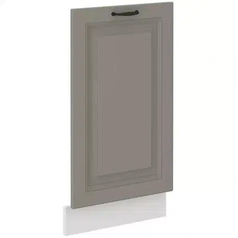 Dvierka a čelá zásuviek pre kuchynske skrinky Dvierka umývačky riadu Stilo claygrey/biely 713x446