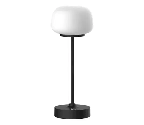 Lampy  LED Stmievateľná dotyková stolná lampa RIMINI LED/2W/5V USB 2000 mAh čierna/biela 329875
