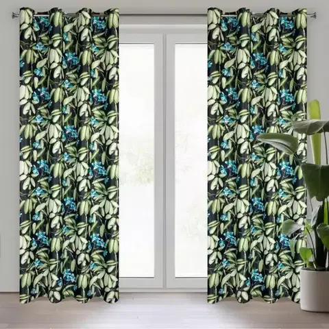 Závesy do spálne Záves LONI 140X250 na priechodkách 401006