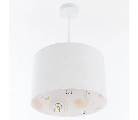 Svietidlá  Detský luster na lanku SWEET DREAMS 1xE27/60W/230V pr. 30 cm 030-590-30