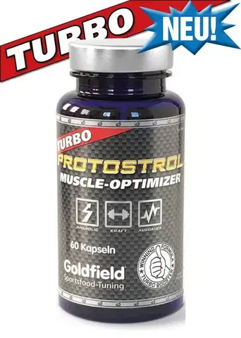 Anabolizéry a NO doplnky PROTOSTROL Turbo - Goldfield 60 kaps.