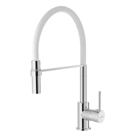 Kuchynské drezy INVENA INVENA - Drezová batéria CHAMELEON, biela BZ-29-L02-C