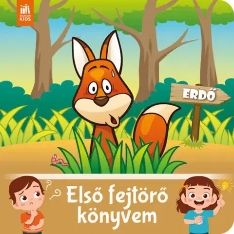 Leporelá, krabičky, puzzle knihy Erdő - Első fejtörő könyvem