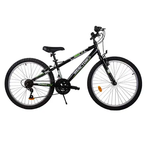 Bicykle Juniorský bicykel Reactor Colt 24" 9.0 • 140-165 cm čierna - M (17", 140-165 cm)