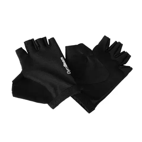 Rukavice na cvičenie GymBeam Fitness rukavice Light Black  L