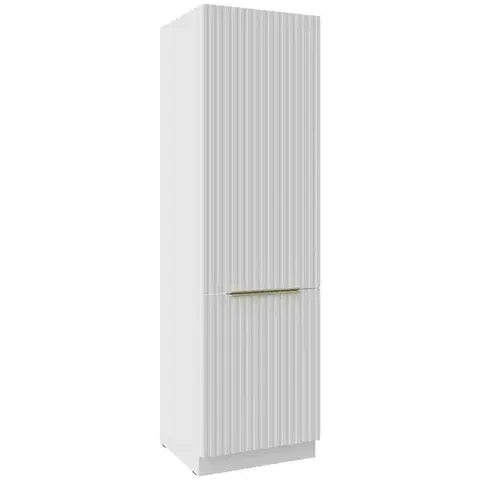 Kuchynské skrinky Kuchynská Skrinka Tuluza 60LO-210 2F biely mat lamel