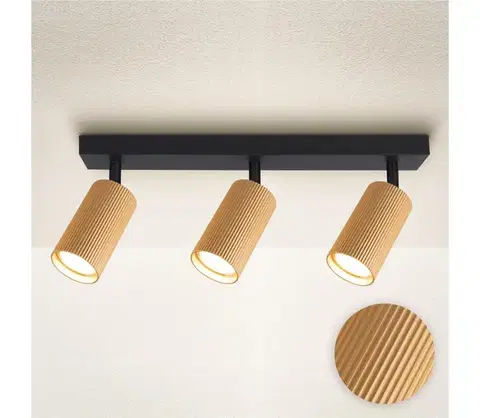 Svietidlá BRILAGI - Bodové svietidlo SELE MODERN 3xGU10/30W/230V zlaté WO-MOD3-GLD