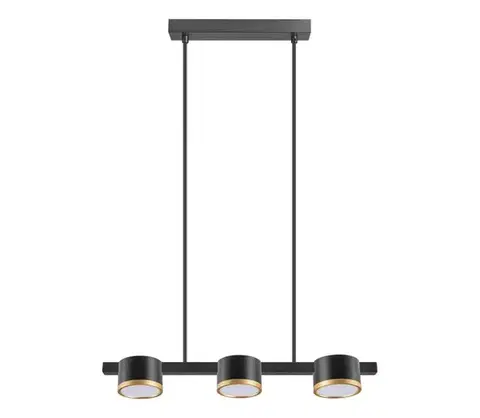 Svietidlá  LED Luster na lanku MIRELLA 3xGX53/6W/230V čierna 328069