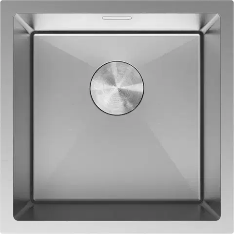 Kuchynské drezy MEXEN MEXEN - Trixo oceľový drez 1-bowl 440 x 440 mm, nerez 6413441000-01