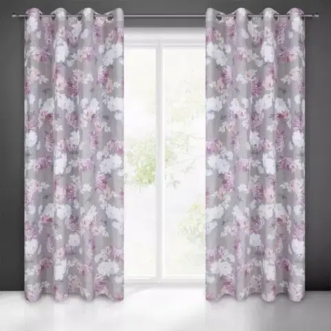 Závesy do spálne Záves SHERRY 140X250 na priechodkách 400750
