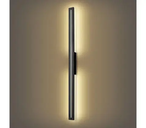 LED osvetlenie BRILAGI - LED vonkajšie nástenné svietidlo LINEO LED/24W/230V 3000K IP65 čierne BRI271