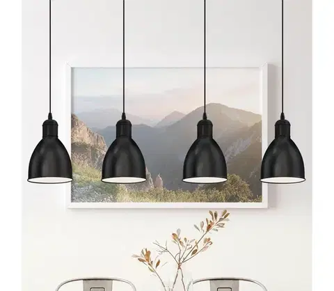 Svietidlá Eglo 49466 - Luster PRIDDY 4xE27/60W/230V 49466