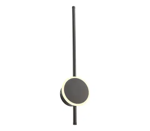 Svietidlá Redo 01-2701 - LED Nástenné svietidlo DIAZ LED/18W/230V CRI 90 čierna 01-2701