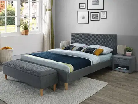 Postele Posteľ AZURRO VELVET 160 Signal