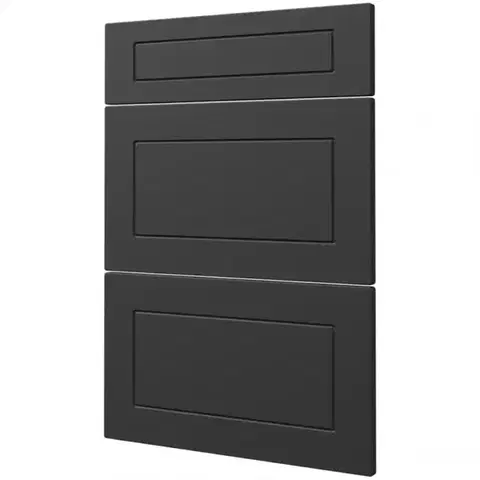 MDF fronty PVC Dvierka Quantum D3M/D3E/D3H/D3A 50 graphite