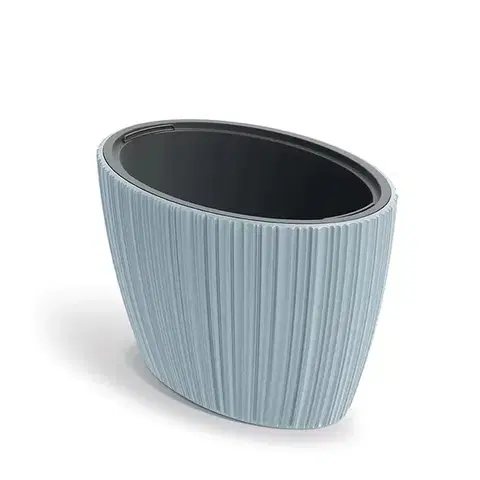 Kvetináče a truhlíky DBOE600-443U plastový kvetináč 59,5 cm svetlosivá