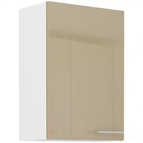 Kuchynské skrinky visiace Kuchynská skrinka Lara 50g-72 1f Mdf Cappucino lesk