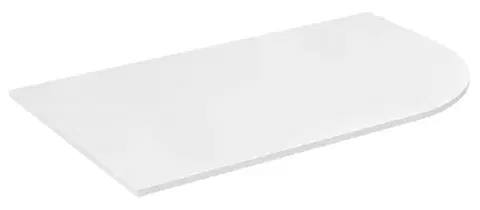 Kúpeľňový nábytok SAPHO - PULSE Rockstone doska 757x12x462, ľavá, biela mat BM750-0101