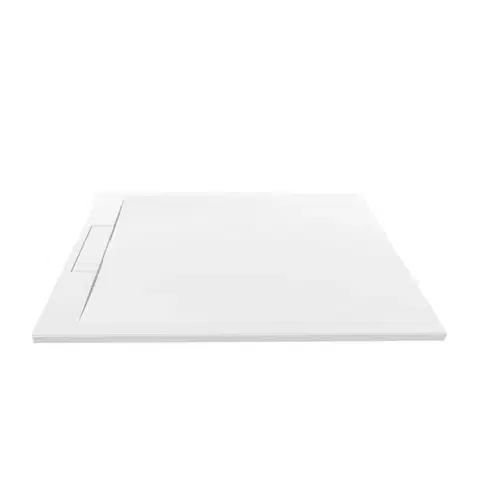 Vane Mereo Obdĺžniková sprchová vanička s hran. krytom sifónu, 120x90x3cm, vr. sif., bez nožičiek, liaty mramor CV77KS